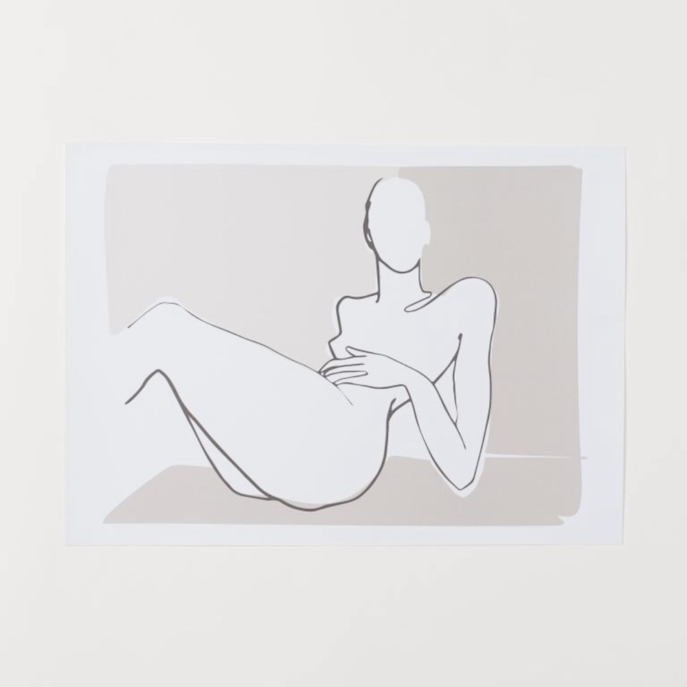 H&M Frameless Art Print